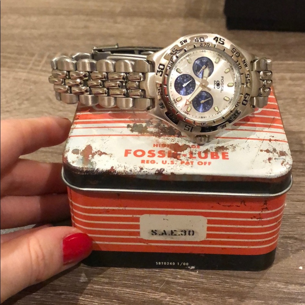 Unisex Fossil Blue Watch